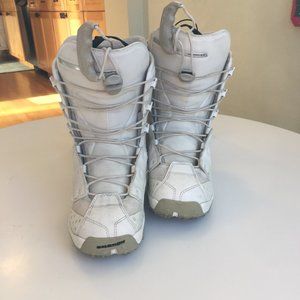 Salomon White Snowboard Boots